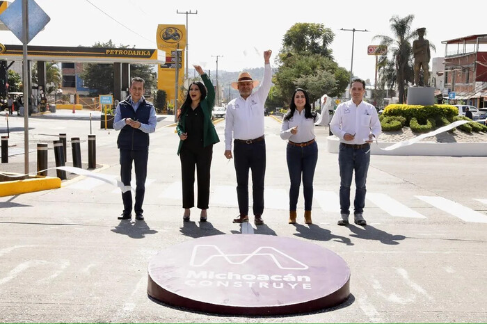 Con 2 grandes obras se apuesta por movilidad en Los Reyes y Tingüindín: Gladyz Butanda