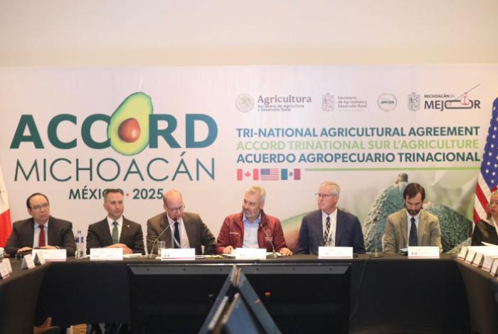 Con Acuerdo Agropecuario Trinacional se reafirma alianza comercial entre México, EU y Canadá: Bedolla