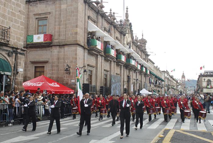 Con despliegue por aire y tierra, conmemora Michoacán el 261 aniversario de José María Morelos y Pavón