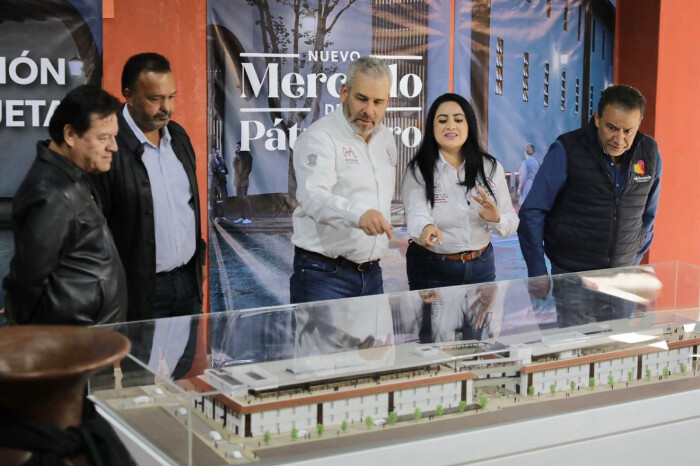 Con dos plantas, 16 mil metros cuadrados y Plaza del Volador, así será el nuevo mercado de Pátzcuaro