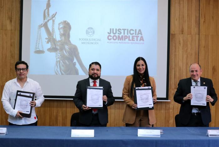 Con firma de convenio, fortalecen Tribunal de Disciplina Judicial y Fiscalía Anticorrupción coordinación para combatir la corrupción