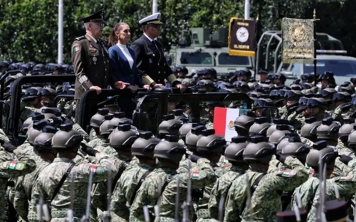 Con honores, Fuerzas Armadas expresan lealtad a su comandanta Claudia Sheinbaum