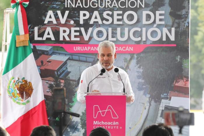 Con más de 6 mil mdp en obra pública, Bedolla moderniza la infraestructura de Uruapan