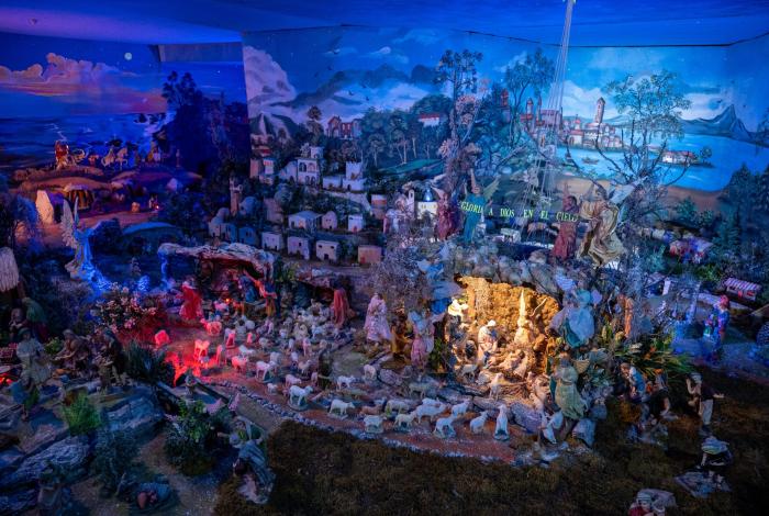 Con más de siete décadas, un nacimiento en clausura sigue abierto a visitantes