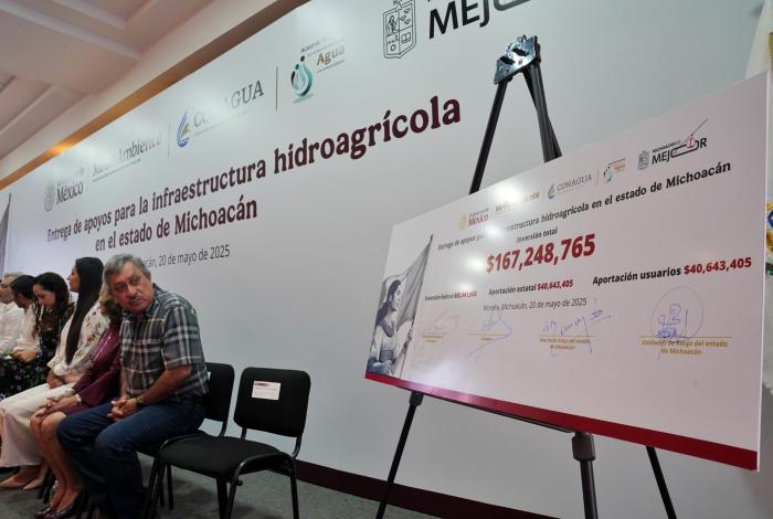Conagua y gobierno del estado entregan apoyos para infraestructura hidroagrícola
