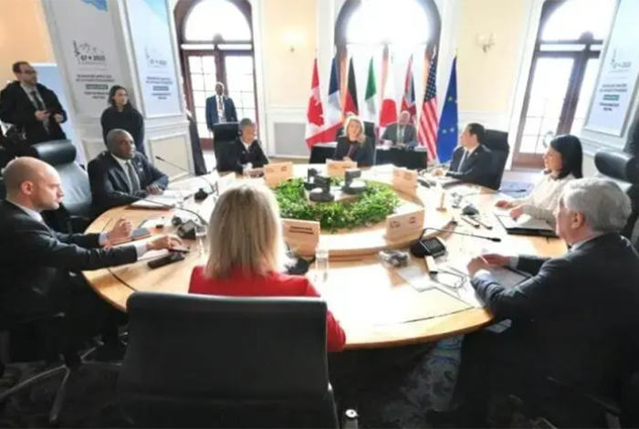 Conflictos de Gaza, Ucrania y Sudán marcan el inicio de la cumbre de Exteriores del G7