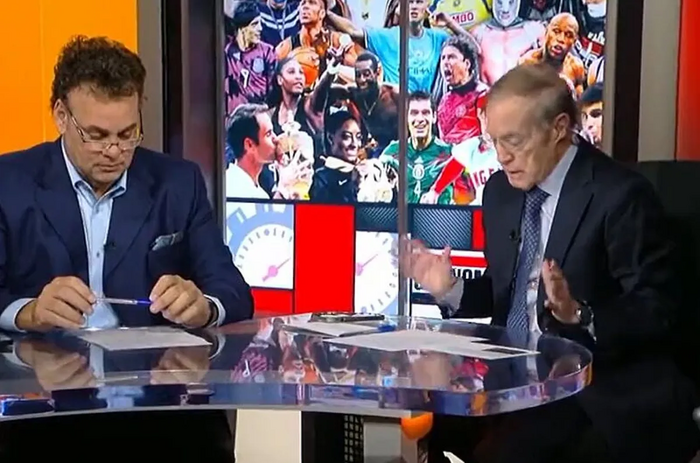 Confrontación entre Faitelson y José Ramón Fernández por acusaciones de adicciones