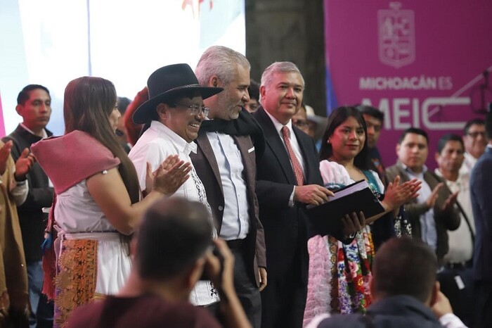 Congreso de Michoacán recibe iniciativa de reforma en materia indígena