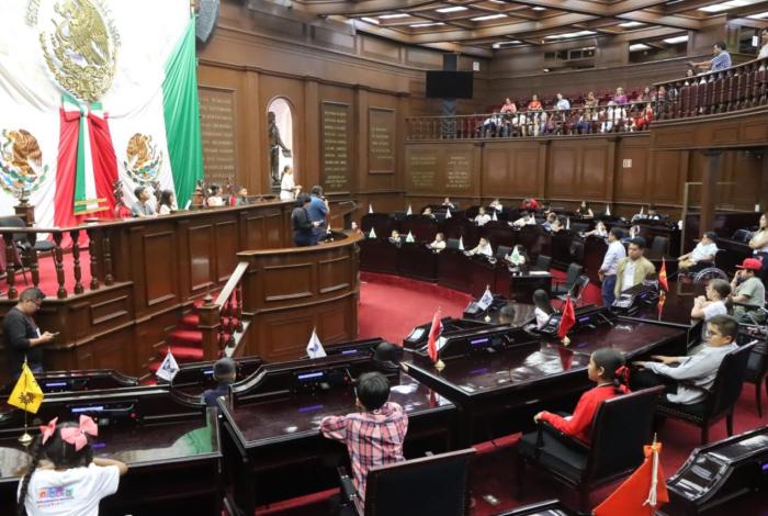 Congreso del Estado recibe a niñas y niños que participarán en el Parlamento Infantil Incluyente 2026