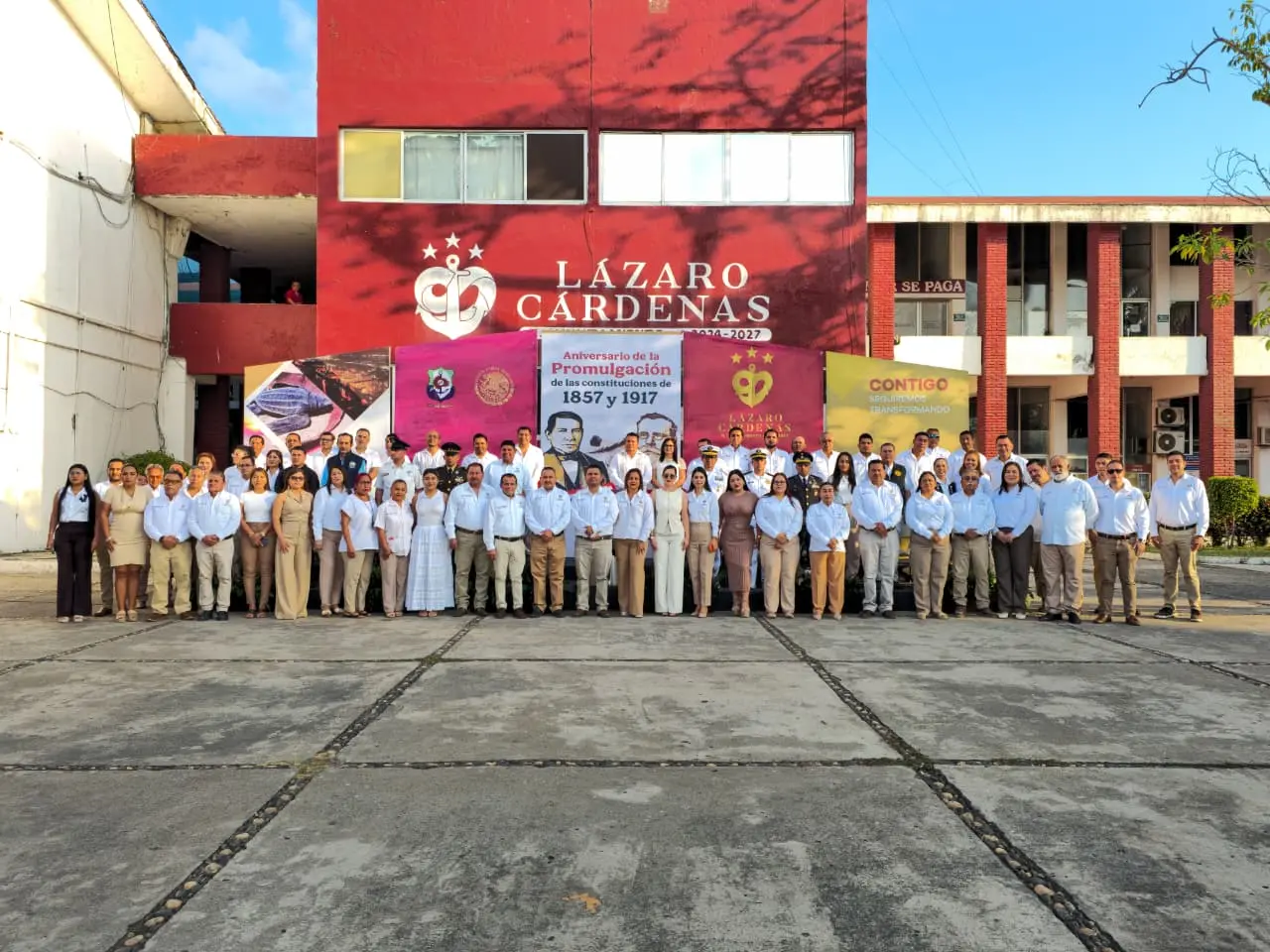 Conmemoran Aniversario de la Promulgación de las Constituciones de 1857 y 1917