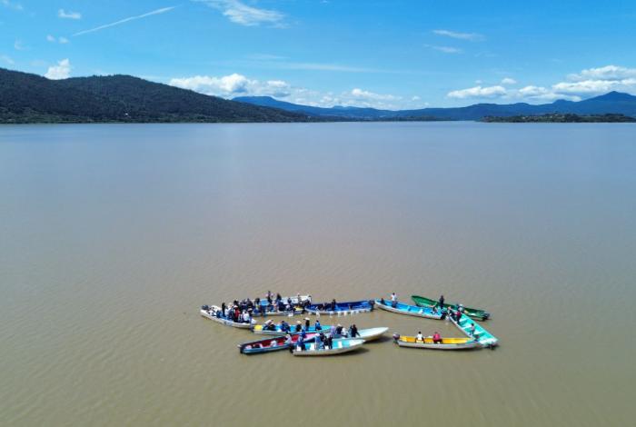 Consolidan siembra histórica de 321 mil peces en el lago de Pátzcuaro