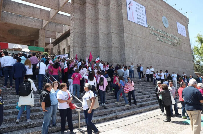 Continúa el paro de trabajadores del Poder Judicial ante nueva reforma