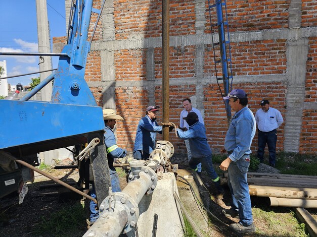 Continúan trabajos de mantenimiento a equipos de bombeo en Zamora