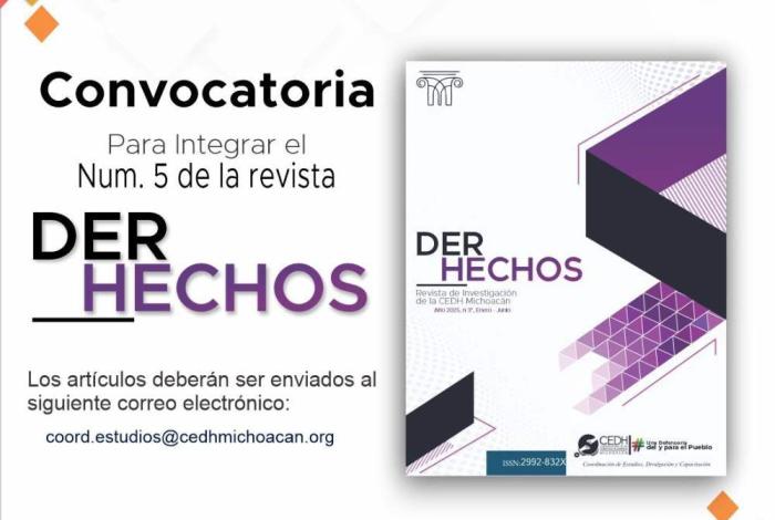 Convoca la CEDH a participar en su revista especializada sobre Derechos Humanos