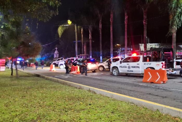 Criminales en moto atacan filtro de la Policía Municipal en Zumpimito, Uruapan