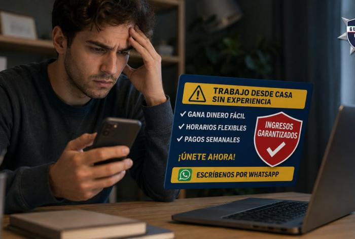 Cuidado con las ofertas de trabajo sospechosas, podría tratarse de un intento de fraude