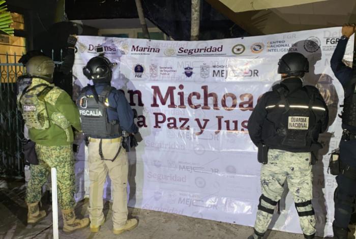 Cumplimenta FGE orden de cateo en Zamora; asegura droga y detiene a un hombre