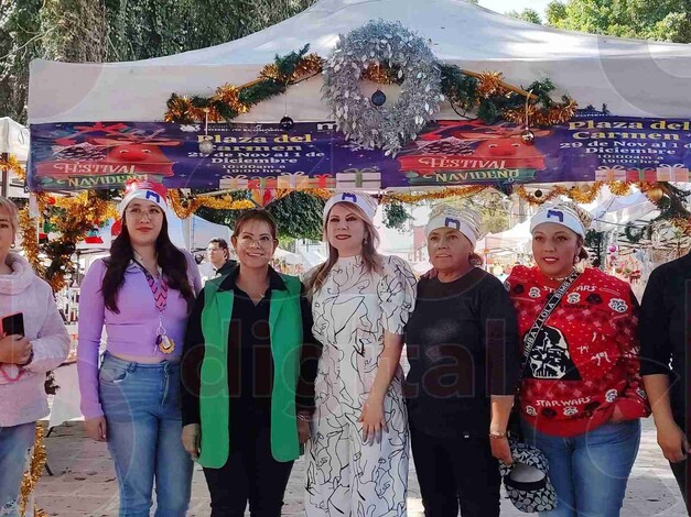 Da arranque 2º Festival Navideño en la Plaza del Carmen, en Morelia