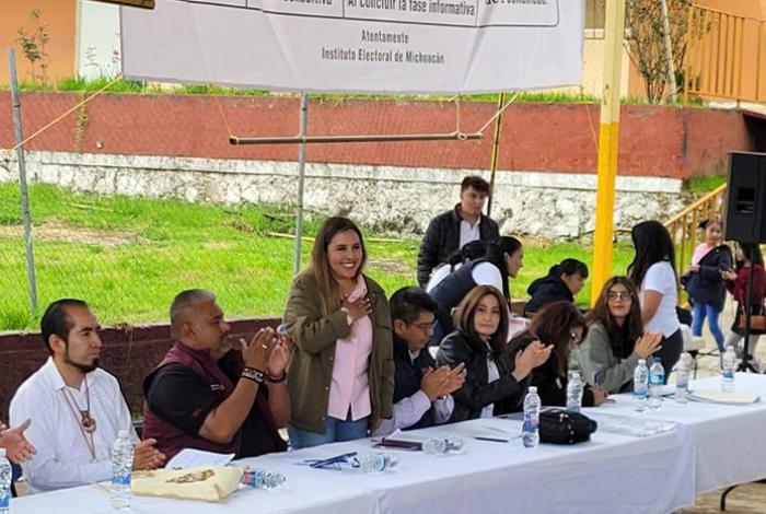 Dayana Pérez Mendoza acompaña la decisión de Chapa Nuevo en un marco de respeto y unidad