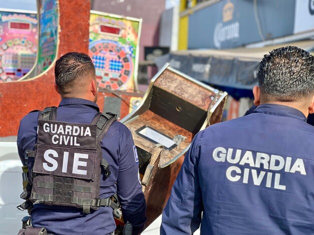 Decomisadas más de 100 máquinas tragamonedas en 2 meses: SSP