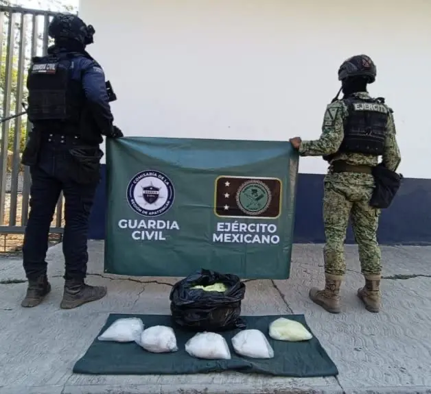 Decomisados 21 kilogramos de metanfetamina en Parácuaro: SSP