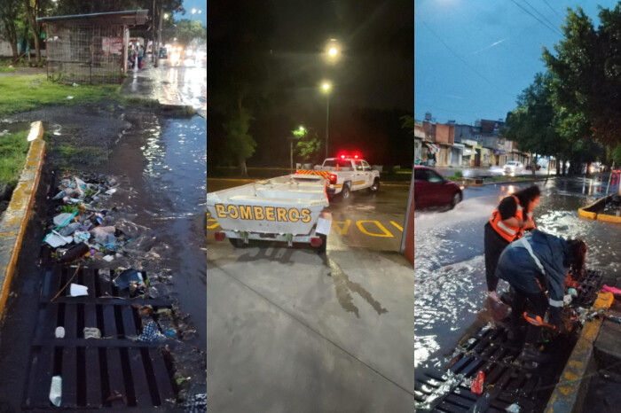 Dependencias municipales se desplieguan por Morelia para revisar afectaciones por lluvia