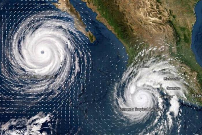 Depresión tropical 18-E se intensifica a tormenta Rachel entre Guerrero y Oaxaca; el martes podría ser huracán