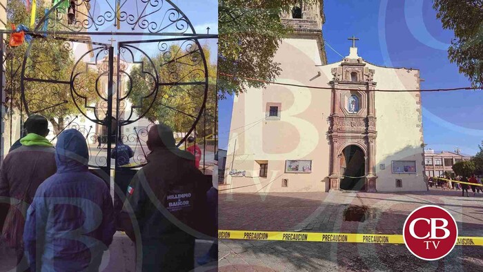 Derriba puertas de la Parroquia de San Juan Bautista en Maravatío