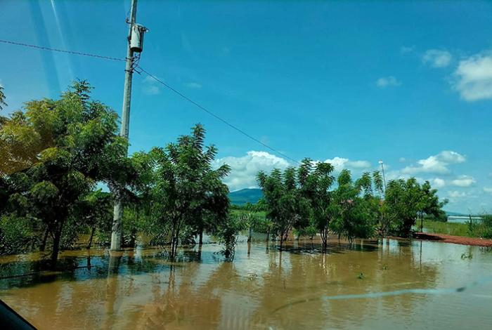 Desbordamiento de canal deja 40 casas inundadas en Buenavista
