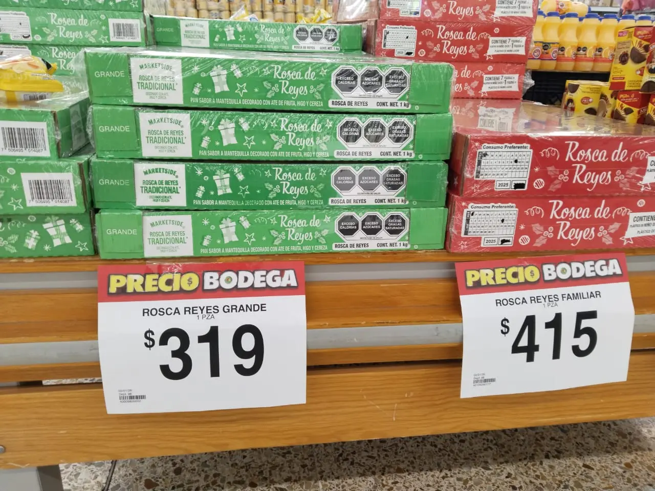 Desde 250 pesos hasta Mil pesos la Rosca de Reyes