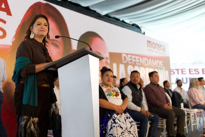 Desde Uruapan, Fabiola respalda a Sheinbaum y su estrategia de atención a las causas para fortalecer la paz
