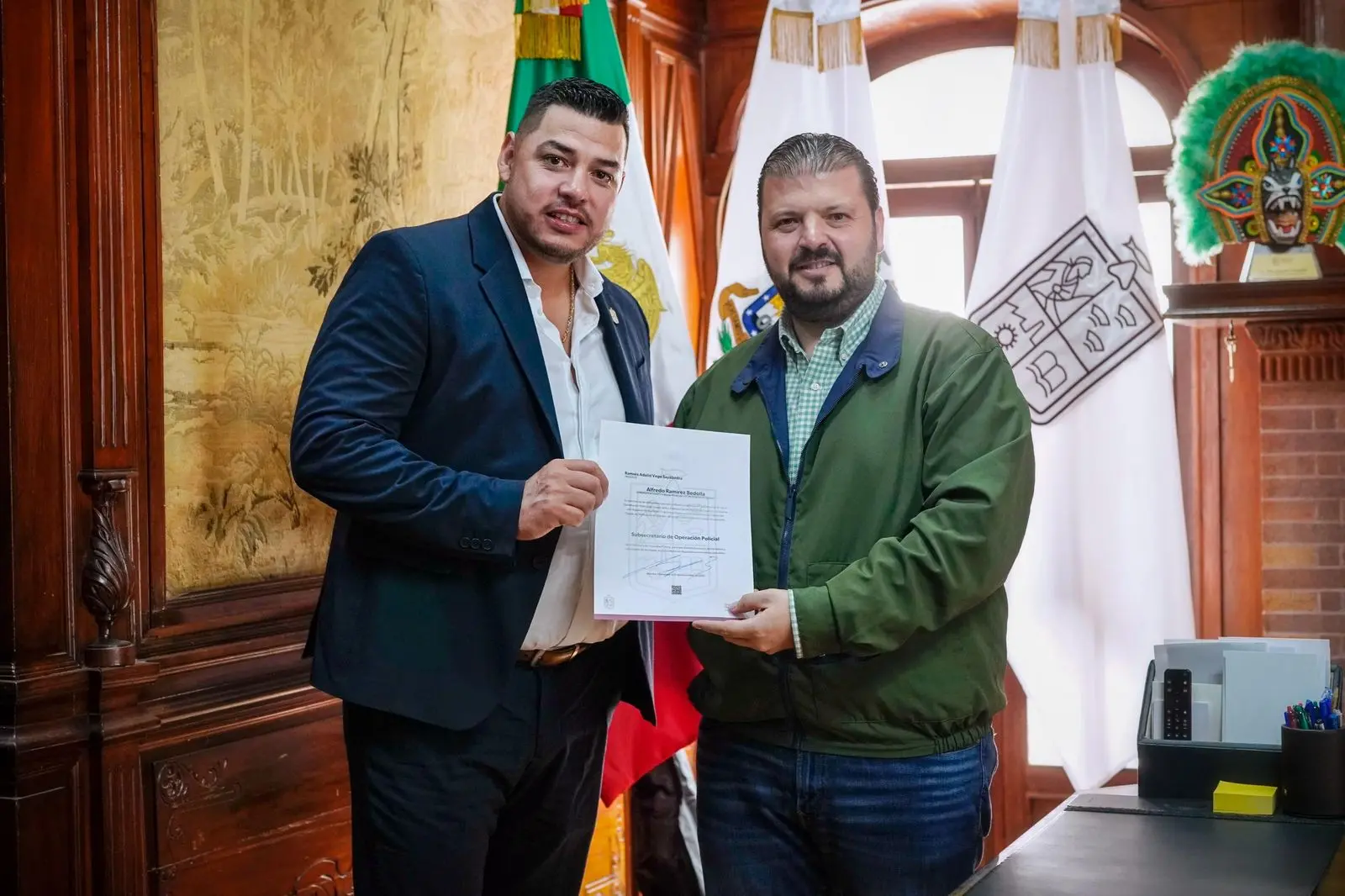 Designa Bedolla a Ramsés Sayabedra como nuevo subsecretario de Operación Policial