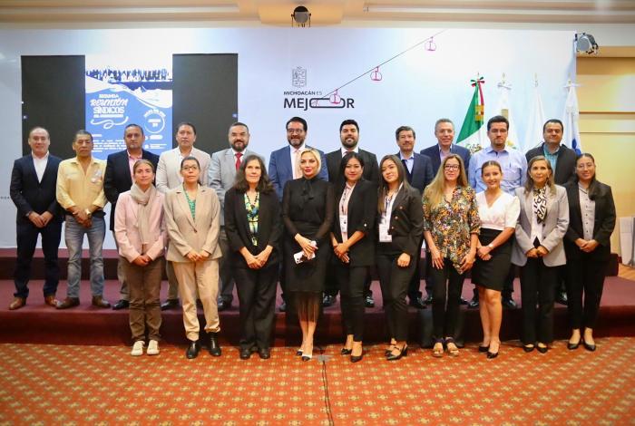 Destaca Omega Vázquez Polo de Bienestar en Michoacán ante Síndicos del Contribuyente