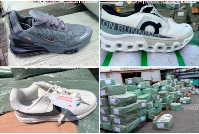 Detectan en aduana de Manzanillo más de 11 mil pares de tenis presuntamente apócrifos procedentes de China