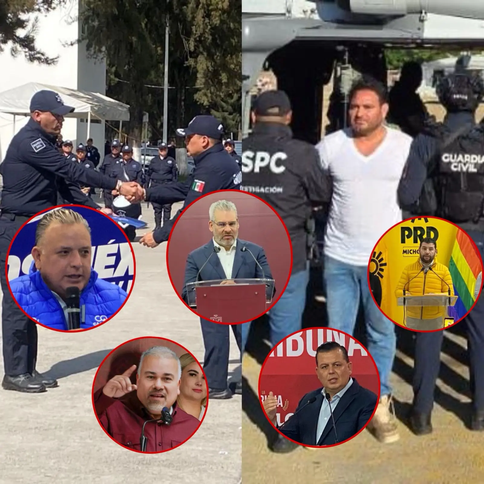 Detenciones, nuevos mandos policiales y actividad política