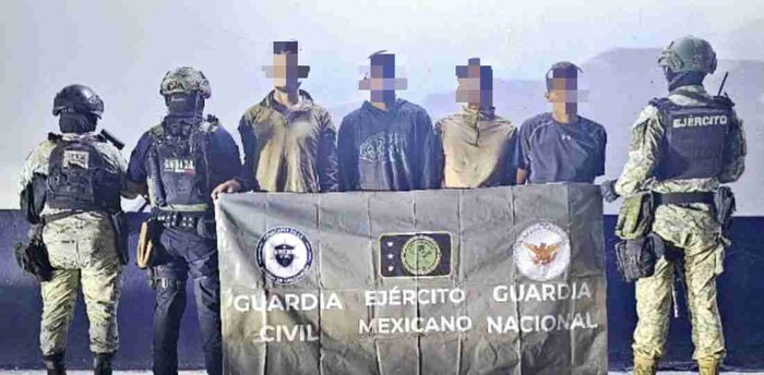 Detenidas 4 personas con armamento, tras operativo interinstitucional en Apatzingán: SSP