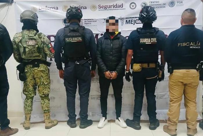 Detenido presunto homicida y generador de violencia en Zamora: SSP