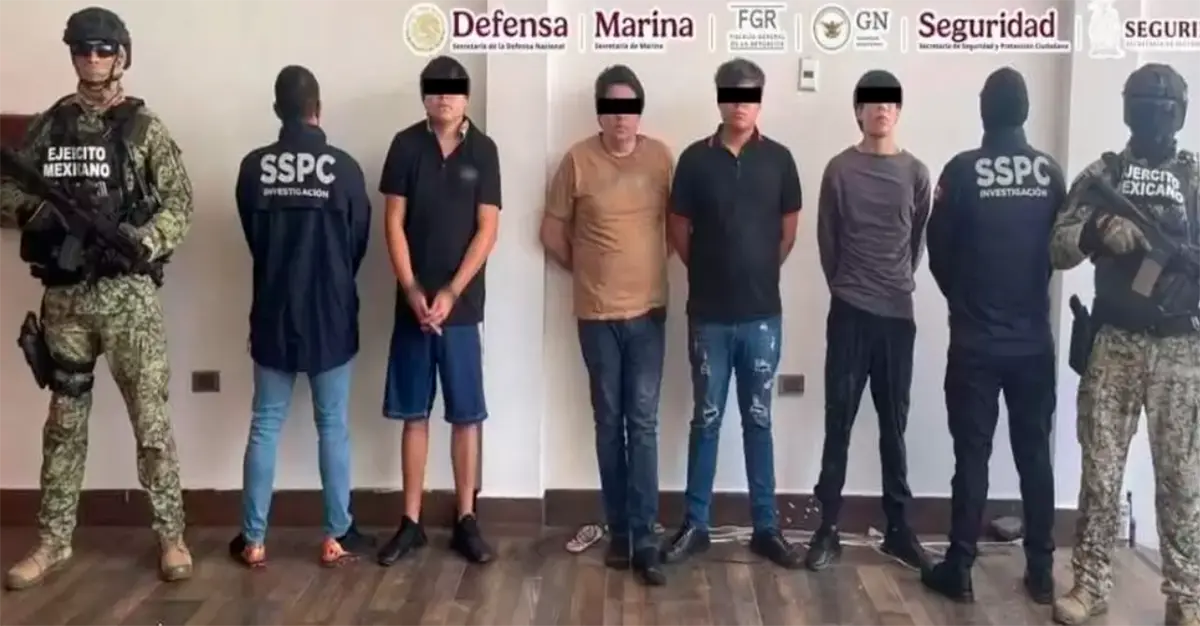 Detienen a cuatro presuntos sicarios en operativos simultáneos en Culiacán