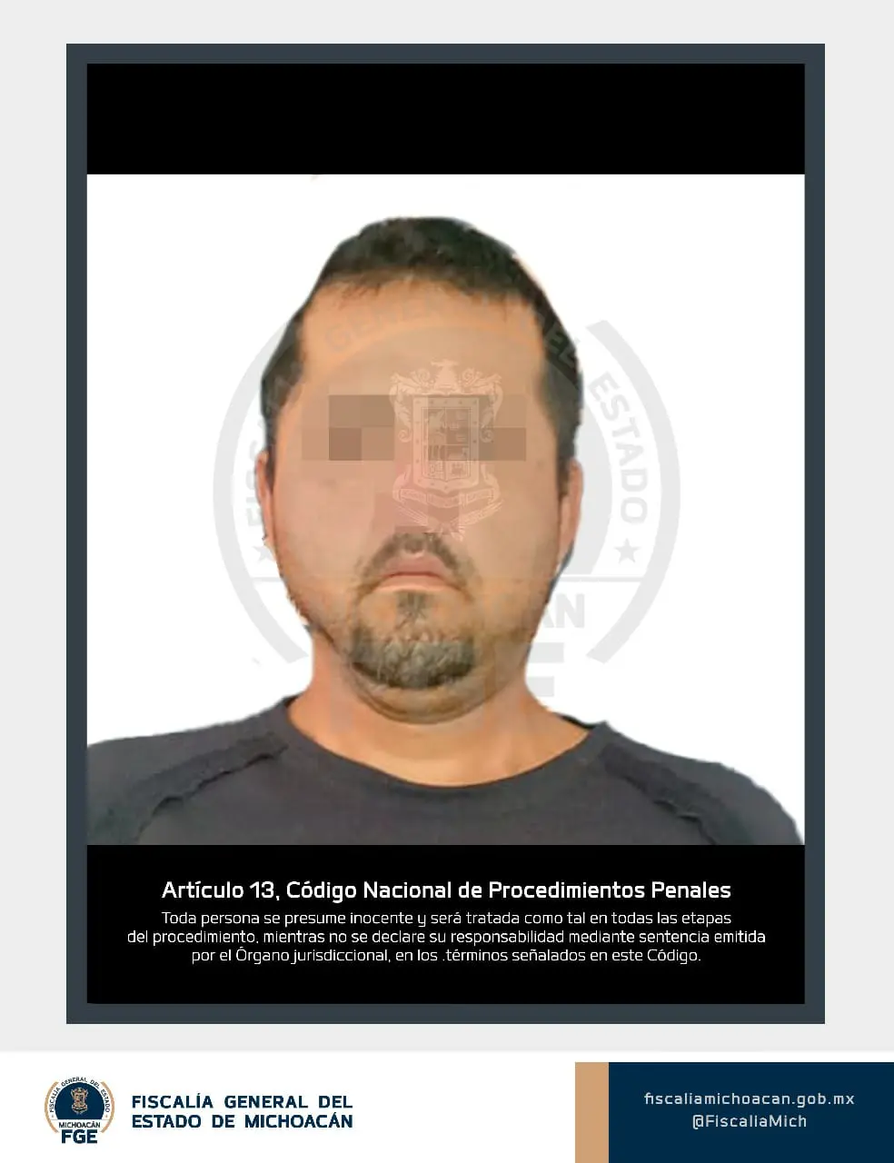 Detienen a presunto responsable de multihomicidio en Morelia