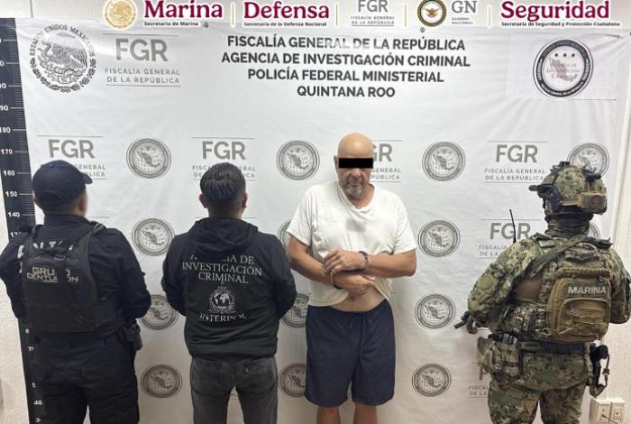 Detienen en Quintana Roo a objetivo prioritario por tráfico de personas y delincuencia organizada, requerido por EUA