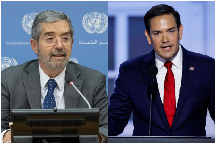 Dialoga canciller mexicano Juan Ramón de la Fuente con secretario de Estado de EUA, Marco Rubio