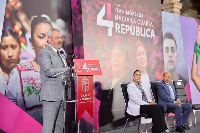 Dialoga magistrado presidente Jorge Reséndiz García con el gobernador Alfredo Ramírez Bedolla