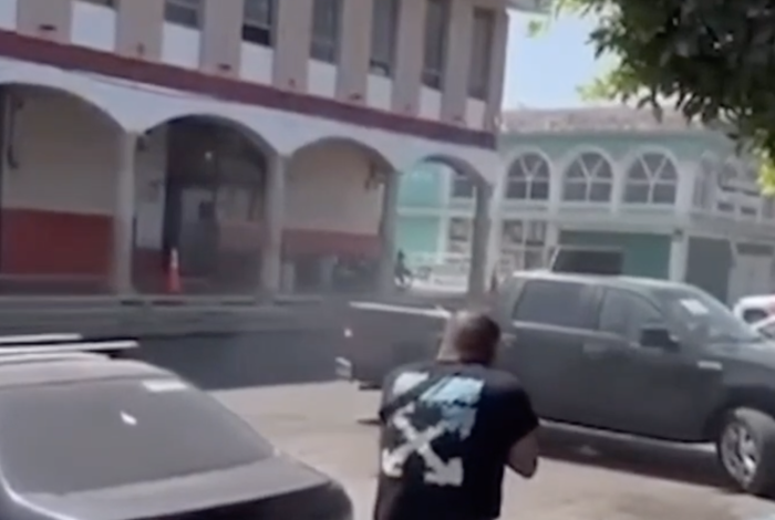 Difunden video de ataque a alcaldía de Jiquilpan