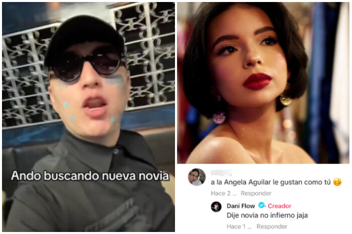 ‘Dije novia, no infierno’, reacciona Dani Flow a sugerencia de una relación con Ángela Aguilar