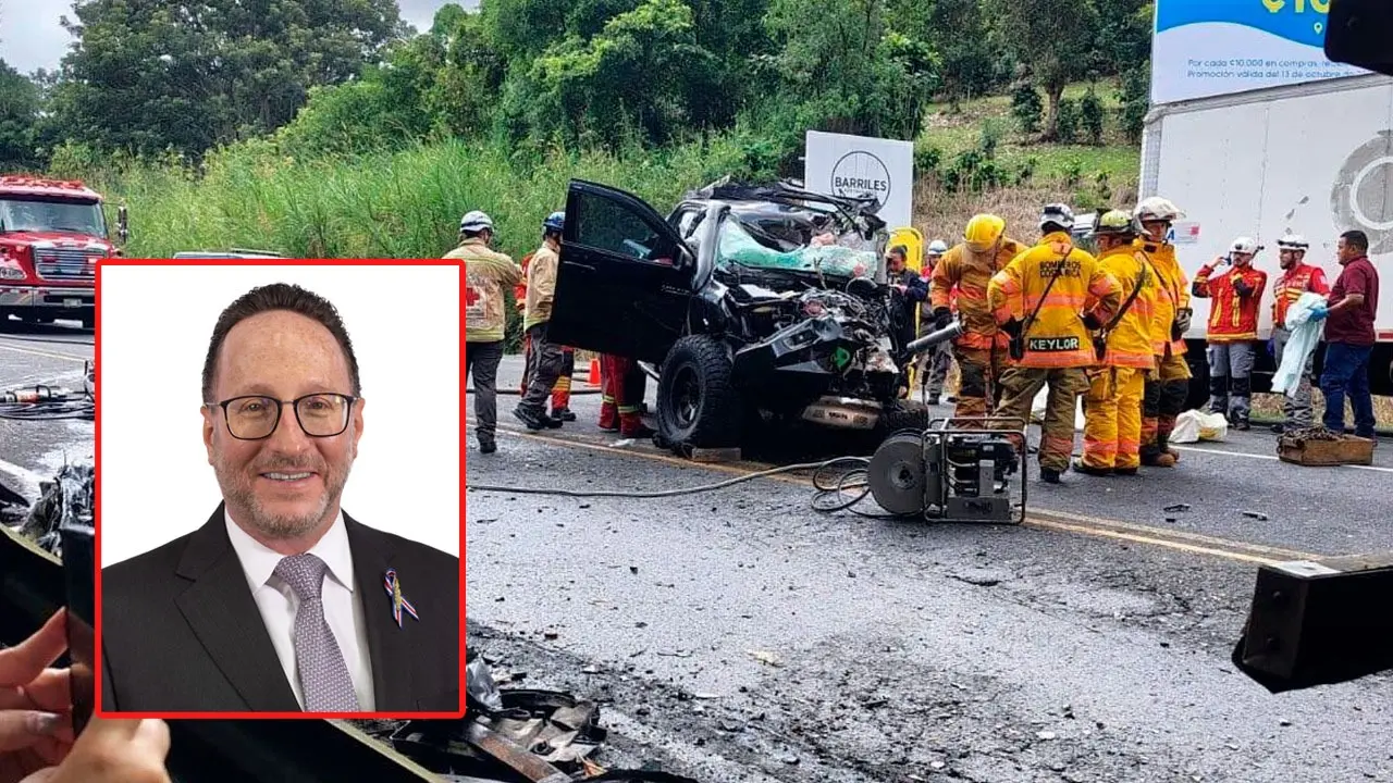 Diputado sufre fuerte accidente automovilístico en Costa Rica; su asesora murió