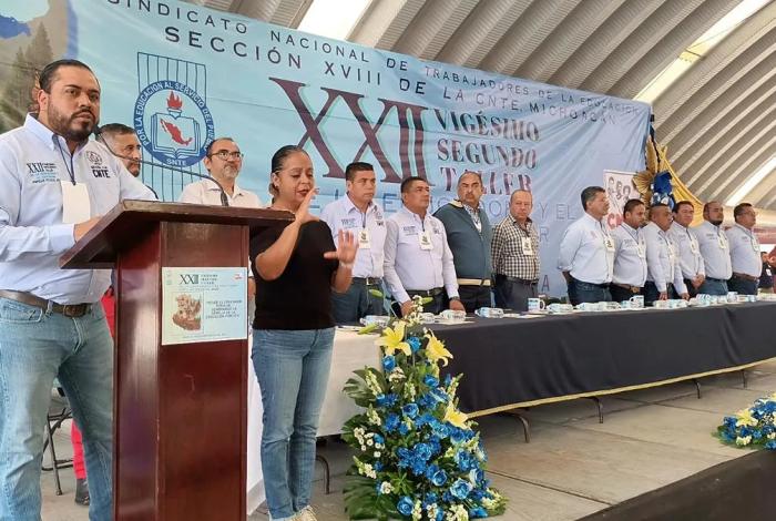 Disminución del rezago educativo en Michoacán, logro de los maestros y no de Gabriela Molina: CNTE