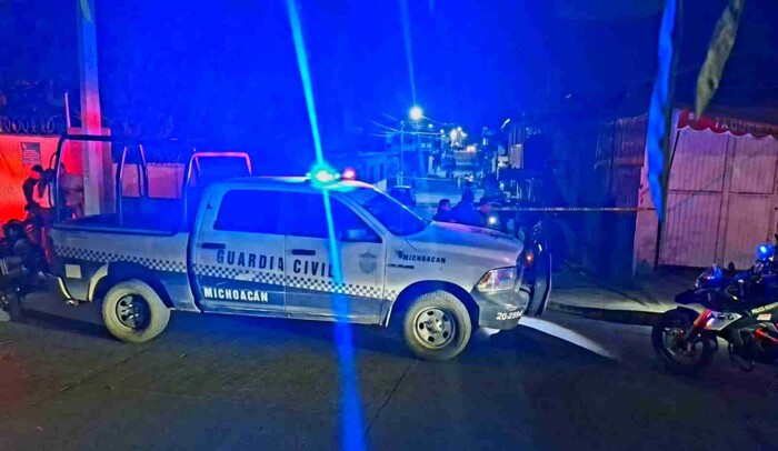 Doble homicidio se registró en la colonia Estrella de Uruapan