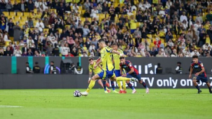 Doblete de Cristiano Ronaldo para el Al Nassr por la liga Saudí