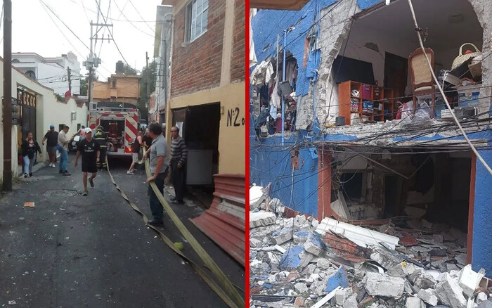 Doce heridos por explosión de gas en la alcaldía de Coyoacán, en Ciudad de México