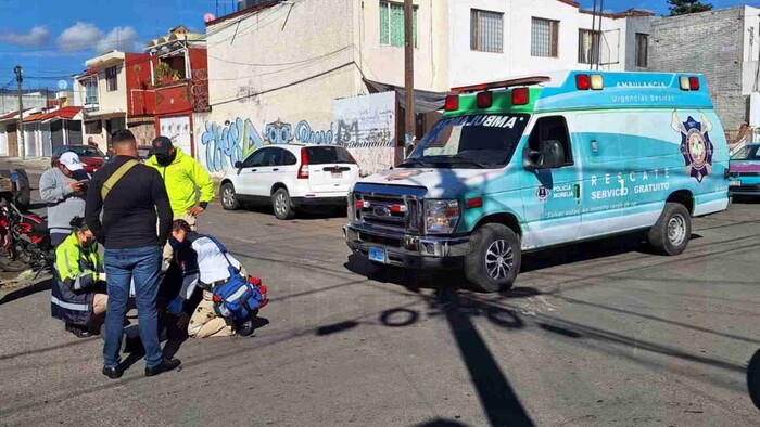 Dos choques de motos de manera simultánea en Morelia